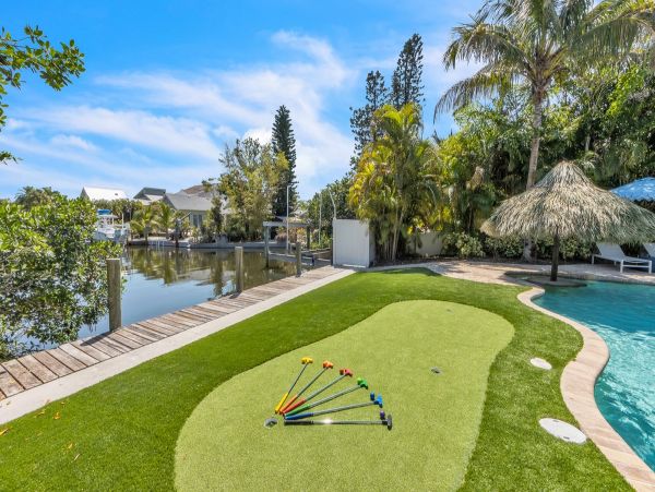 Five Bedroom Anna Maria  Home with Water Slide Pool & Views