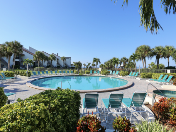Siesta Key Vacation Rentals - Renovated Florida Beachfront Condo with Garden View
