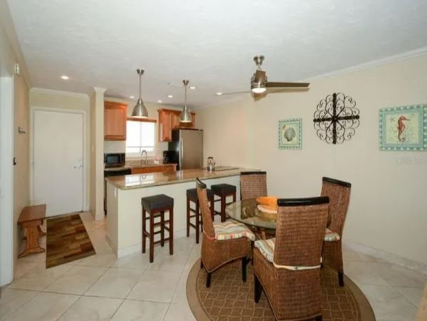 Two Bedroom Condo Short Walk to Beach Partial Gulf View