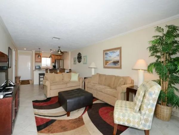 Two Bedroom Condo Short Walk to Beach Partial Gulf View