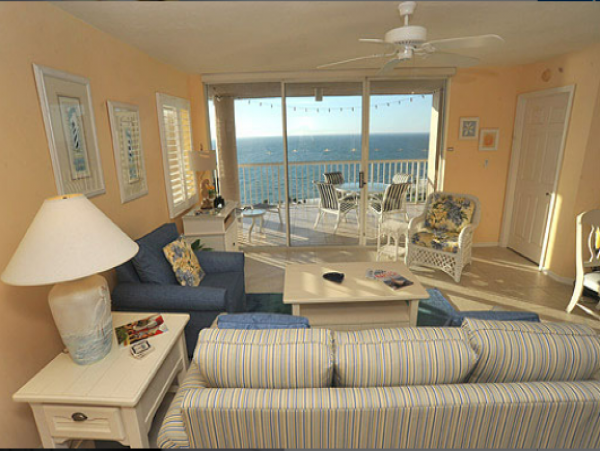 Gulf Front Condo In Gated Community Directly on the Beach