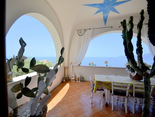 Splendid Hillside Villa with Private Pool Facing the Sea in Praiano