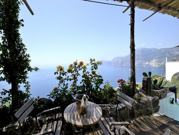 Splendid Hillside Villa with Private Pool Facing the Sea in Praiano