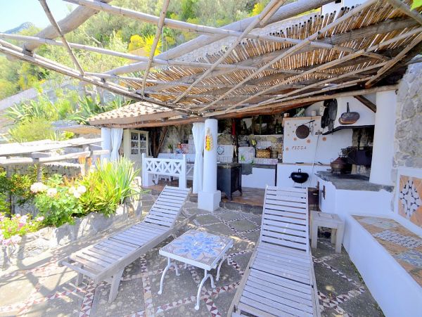 Splendid Hillside Villa with Private Pool Facing the Sea in Praiano