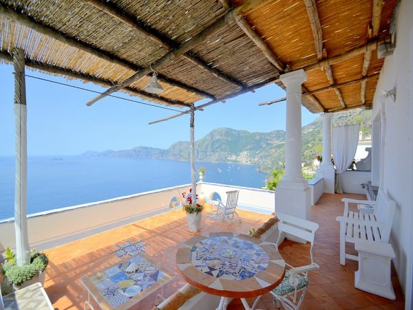 Splendid Hillside Villa with Private Pool Facing the Sea in Praiano