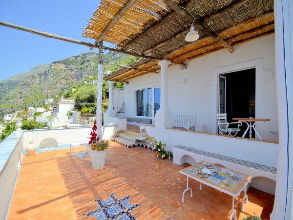 Splendid Hillside Villa with Private Pool Facing the Sea in Praiano