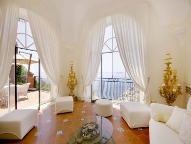 Living Area with Sea View