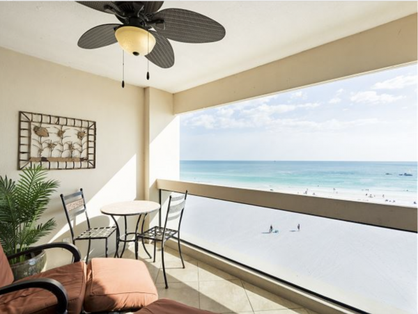 One Bedroom Rental Direct Gulf Views Right on Beach