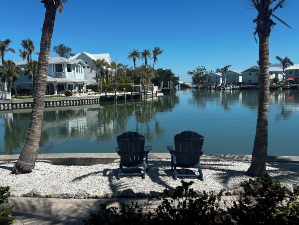 Holmes Beach Vacation Rental | Bayfront Home with Pool, Spa & Dock