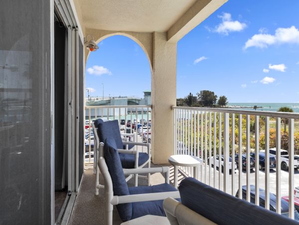 Madeira Beach Beachfront Corner Unit Condo with Gulf Views