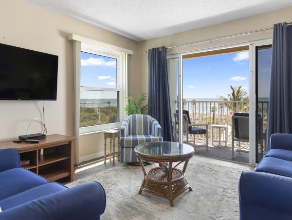 Madeira Beach Beachfront Corner Unit Condo with Gulf Views