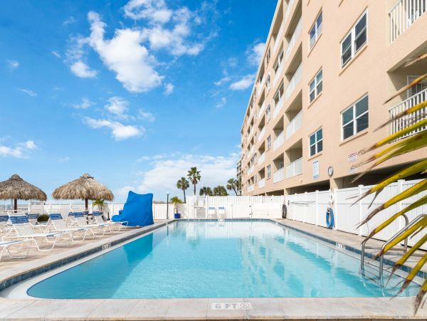 Madeira Beach Beachfront Corner Unit Condo with Gulf Views