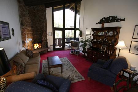 Living room with balcony