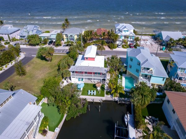 Anna Maria Island Three Bedroom Rental Home with Water Views