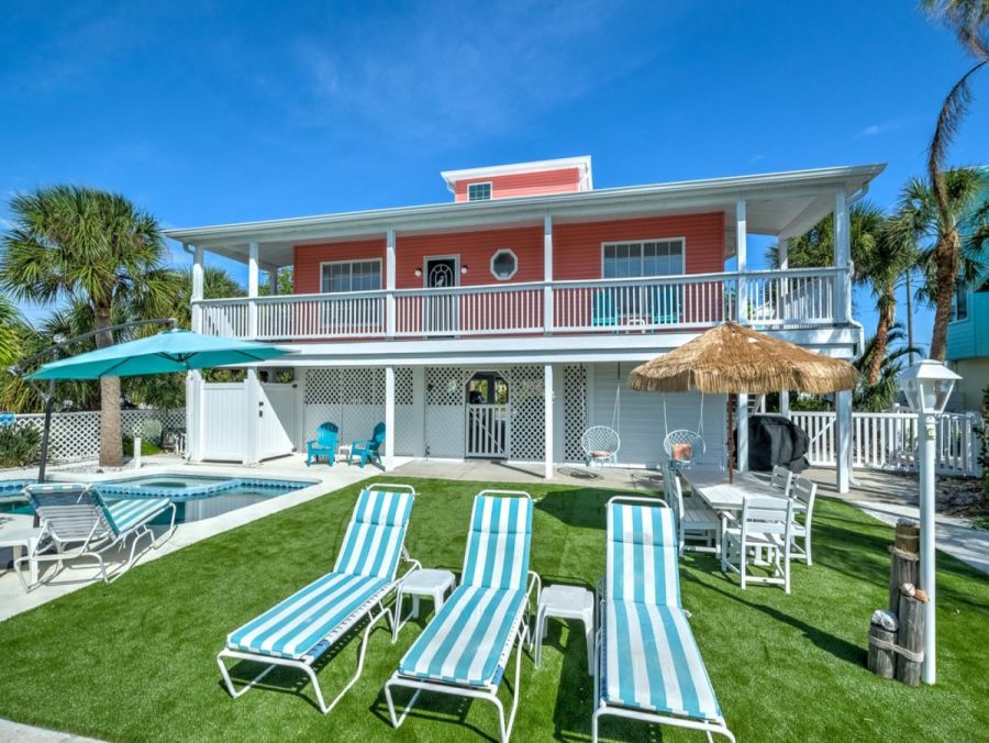 Anna Maria Island Three Bedroom Rental Home with Water Views