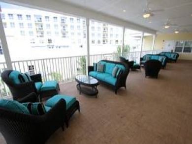 Seating area in building Seating area in building