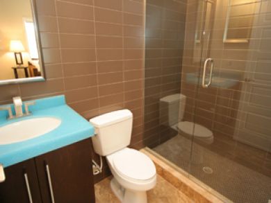 Walk-in shower in bathroom 2 Walk-in shower in bathroom 2