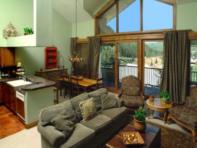 Open plan living space