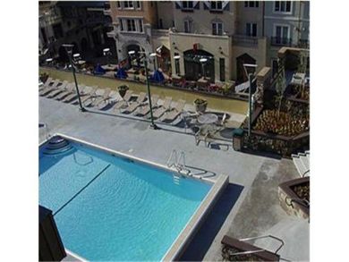 Pool with outside furniture