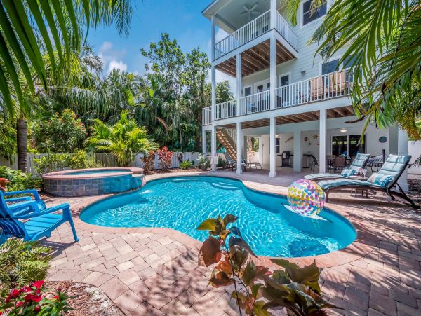 Four Bedroom Upscale Pool Home for Rent on Anna Maria Island
