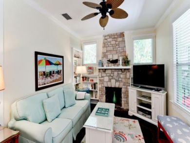 Living Area with Flat Screen TV