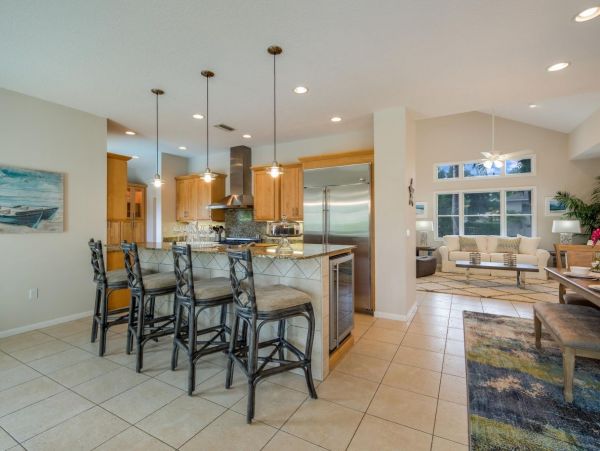 Canal Views From This Four Bedroom Siesta Key Vacation Home