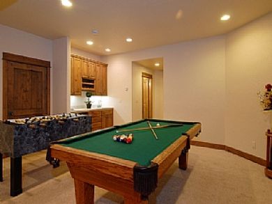 Pool table & foosball table