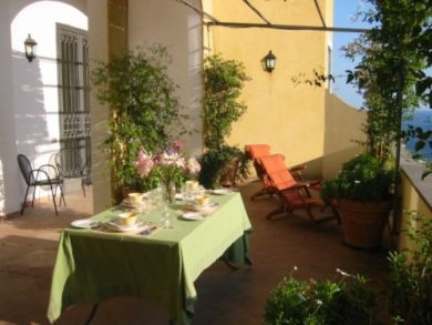 Outdoor Sitting Area On Terrace
