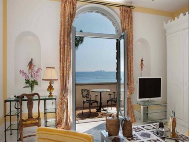 Living Area Overlooking The Ocean
