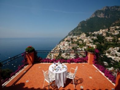 Wonderful views from this Positano rental