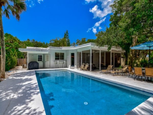 Three Bedroom Home with Private Pool on Siesta Key