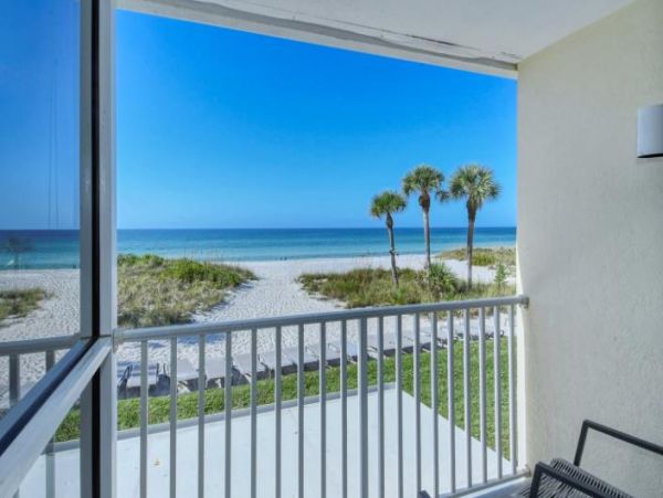 Longboat Key beach front condos.