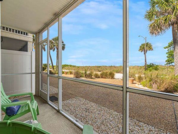 Beachfront Condo for Rent  Pool Modern Interior Anna Maria