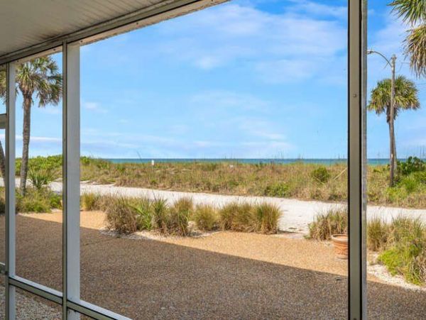 Beachfront Condo for Rent  Pool Modern Interior Anna Maria