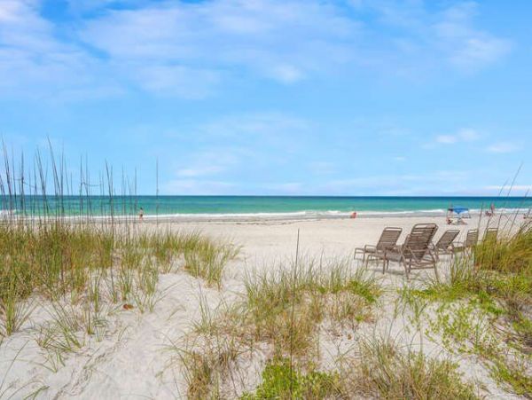 Beachfront Condo for Rent  Pool Modern Interior Anna Maria