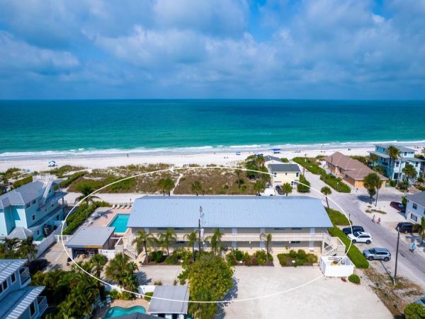 Beachfront Condo for Rent  Pool Modern Interior Anna Maria