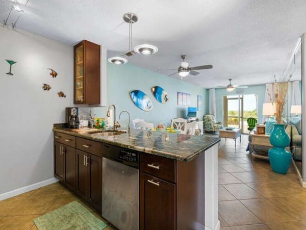 Beachfront Condo for Rent  Pool Modern Interior Anna Maria