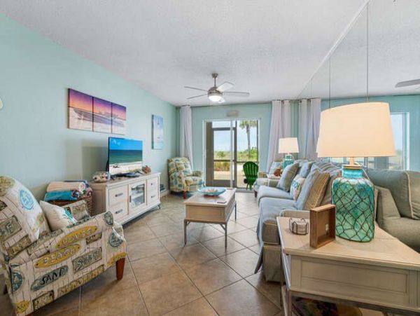 Beachfront Condo for Rent  Pool Modern Interior Anna Maria