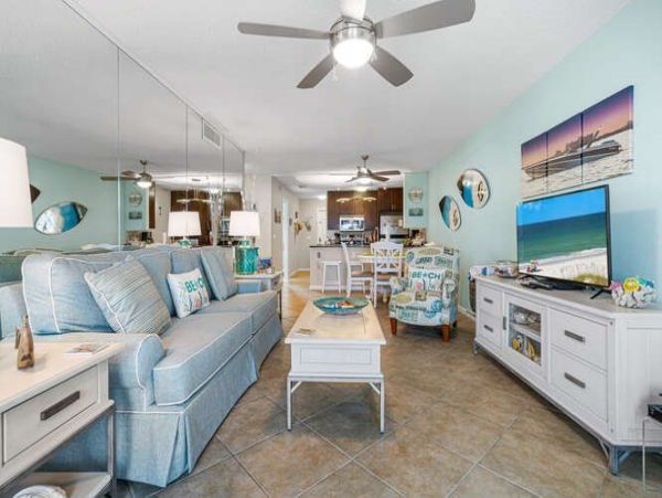 Beachfront Condo for Rent  Pool Modern Interior Anna Maria