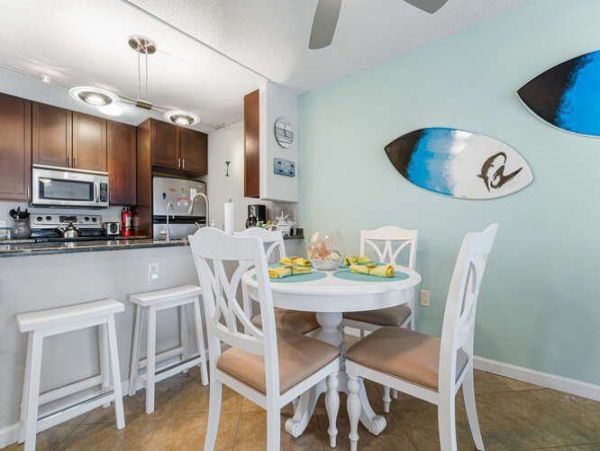 Beachfront Condo for Rent  Pool Modern Interior Anna Maria