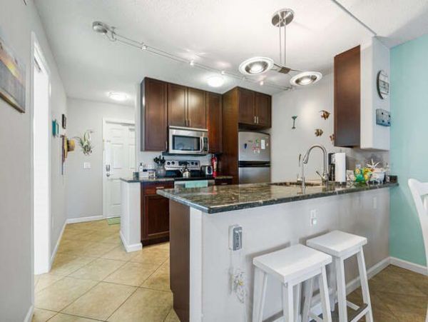 Beachfront Condo for Rent  Pool Modern Interior Anna Maria