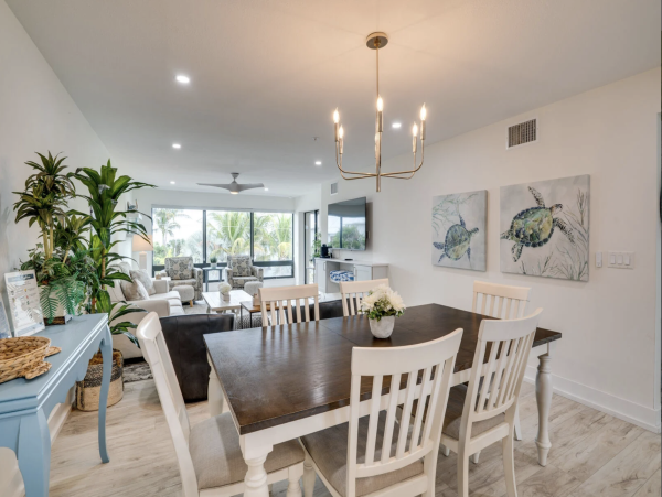 Holmes Beach Rental Condo Sleeps Six Guests Steps to Beach!