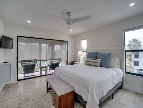 Holmes Beach Rental Condo Sleeps Six Guests Steps to Beach!