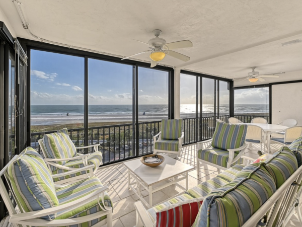 Updated Four Bedroom Siesta Key Condo Sleeps 8 Gulf Views