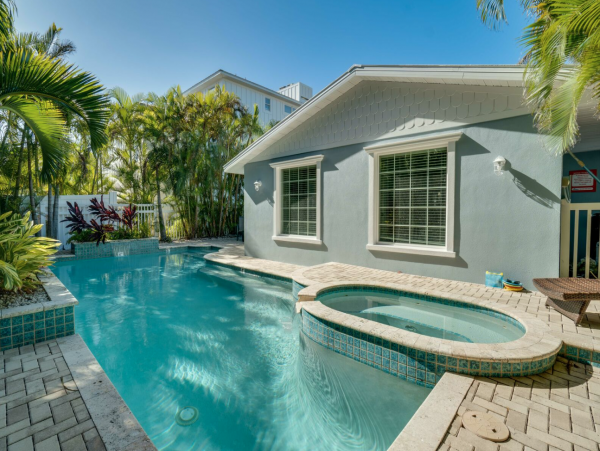 Anna Maria Home Four Bedrooms and Pool - 90 Steps to Beach