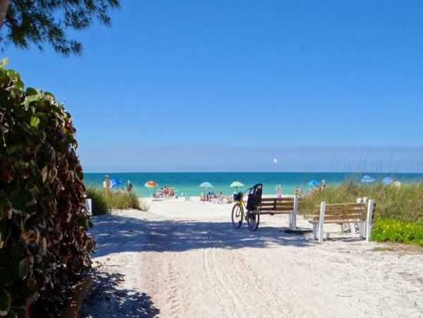 Holmes Beach Two Bedroom Rental Duplex Partial Gulf Views