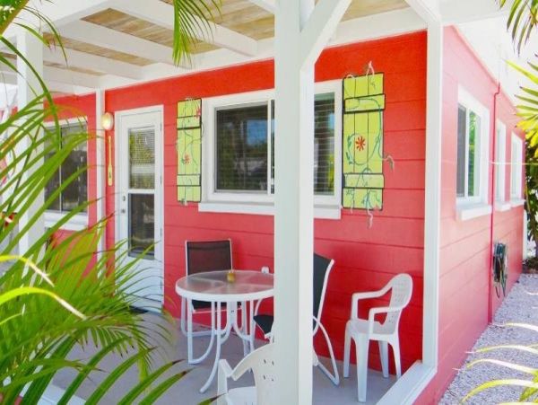 Holmes Beach Two Bedroom Rental Duplex Partial Gulf Views