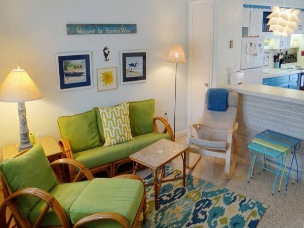Holmes Beach Two Bedroom Rental Duplex Partial Gulf Views