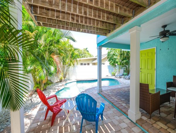 Anna Maria Island Vacation Rental with Pool & Balconies
