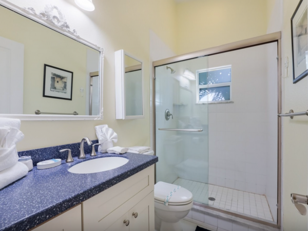 All About the Pool & Entertaining Area One Block to Beach